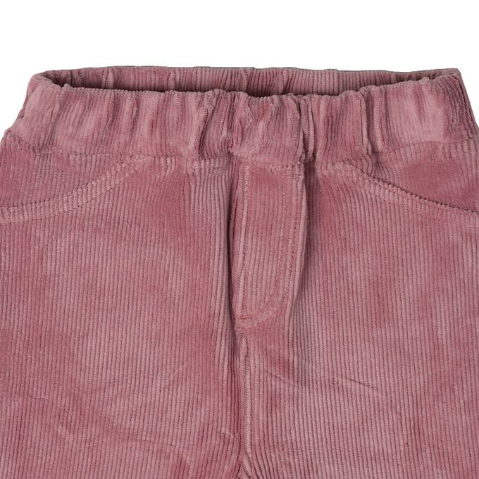 akachan honpo - 10分經典褲-燈心絨-粉紅色