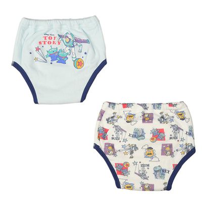 akachan honpo - 4層學習褲2件組-玩具總動員-淺藍色 (100cm)