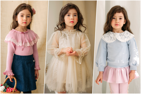 韓國 Merry Kate - 馬卡龍色網紗褲裙-粉紫