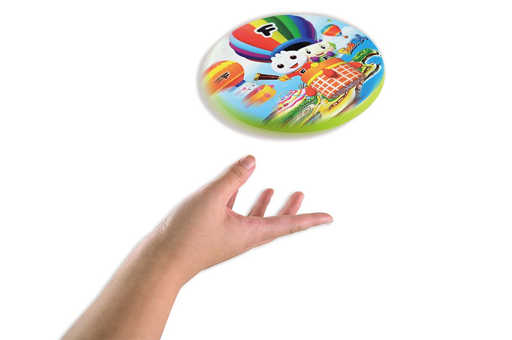 風車圖書 - 熱氣球旅行(黃)-FOOD超人安全軟飛盤