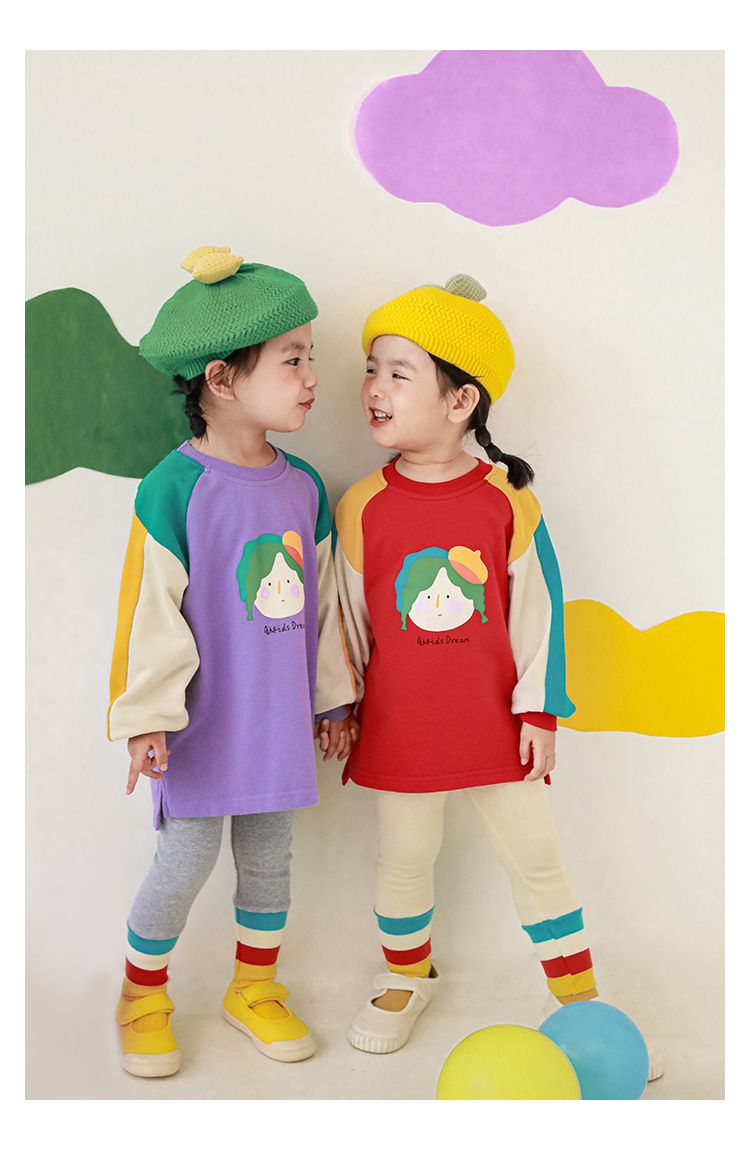 腰鬆緊羅紋束口內搭長褲-繽紛條紋-灰色