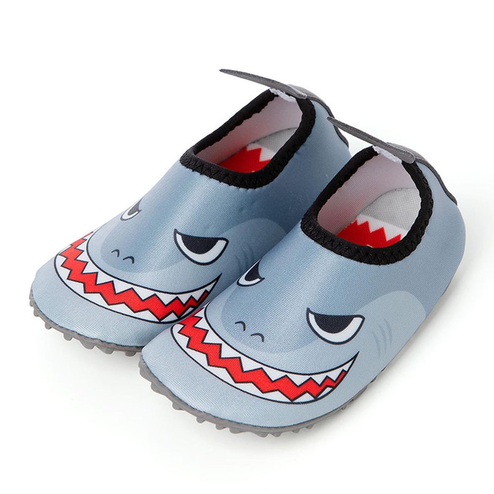 韓國 OZKIZ - 輕量/防滑兒童沙灘鞋/戲水鞋-鯊魚造型
