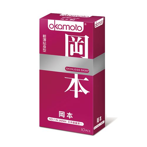 Okamoto 岡本 - SK輕薄貼身型保險套-10入裝
