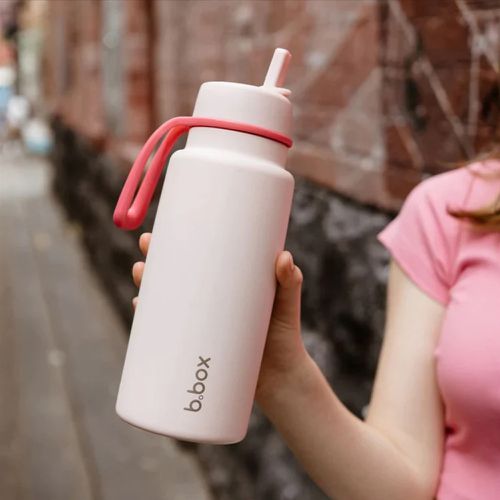 不鏽鋼大容量吸管水壼-紫丁香-1000ml