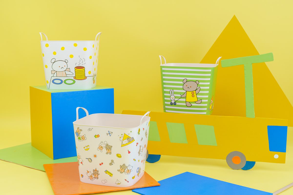 日本stacksto - 日本 Stacksto X Koguma chan 聯名收納籃-(熱鬆餅)