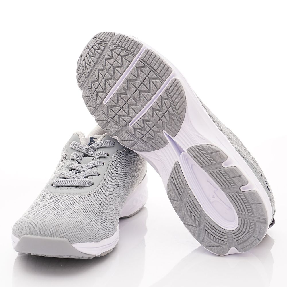 MIZUNO 美津濃 - MIZUNO女段織網運動慢跑鞋-運動鞋-灰