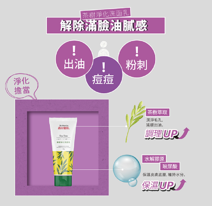 Dr.Morita 森田藥粧 - 茶樹淨化洗面乳-120g