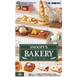 RE-MENT - SNOOPY系列 史努比烘焙坊 _整組8種