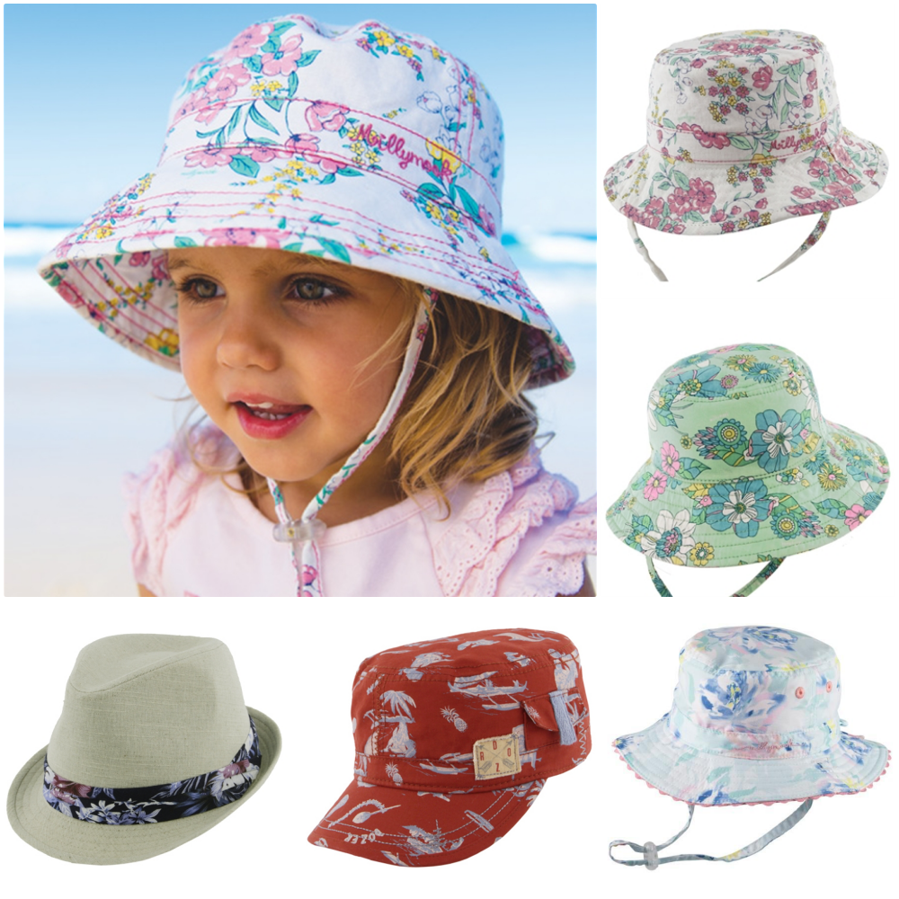 UPF50+防曬 ☀ 澳洲 Millymook & Dozer 雙面遮陽帽