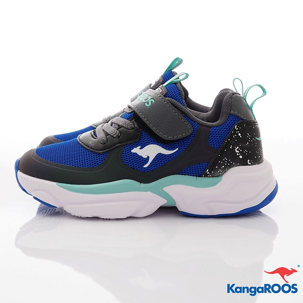 KangaROOS - 美國袋鼠 -兒童輕量老爹鞋款童鞋(中大童段)-運動鞋-藍