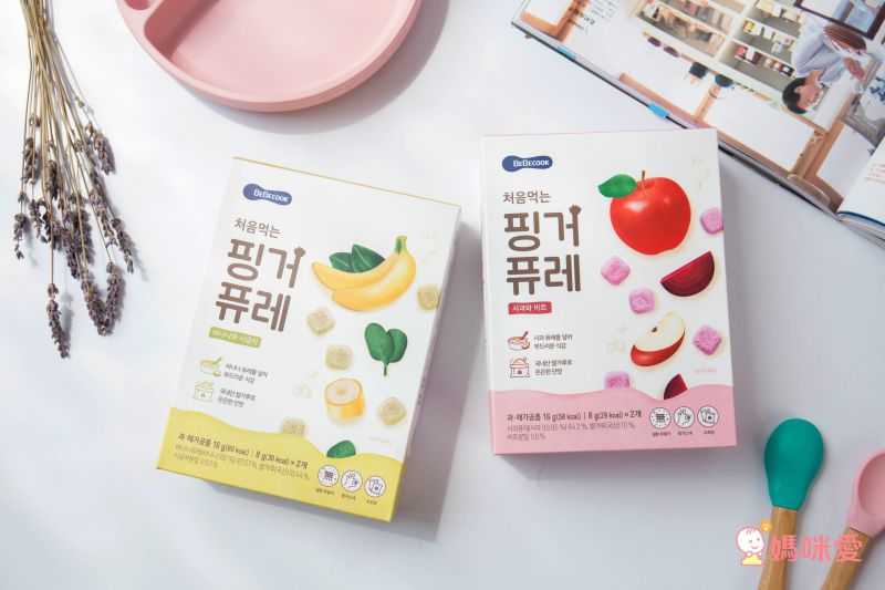 BEBECOOK 寶膳 - 嬰幼兒初食綿綿果泥餅 -蘋果甜菜x2