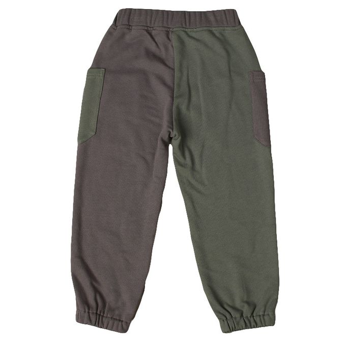 akachan honpo - 10分褲-撞色-綠色