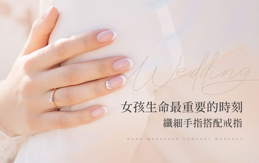 3ZeBra - 溫揉指｜氣壓溫感手部按摩機-白色-750g