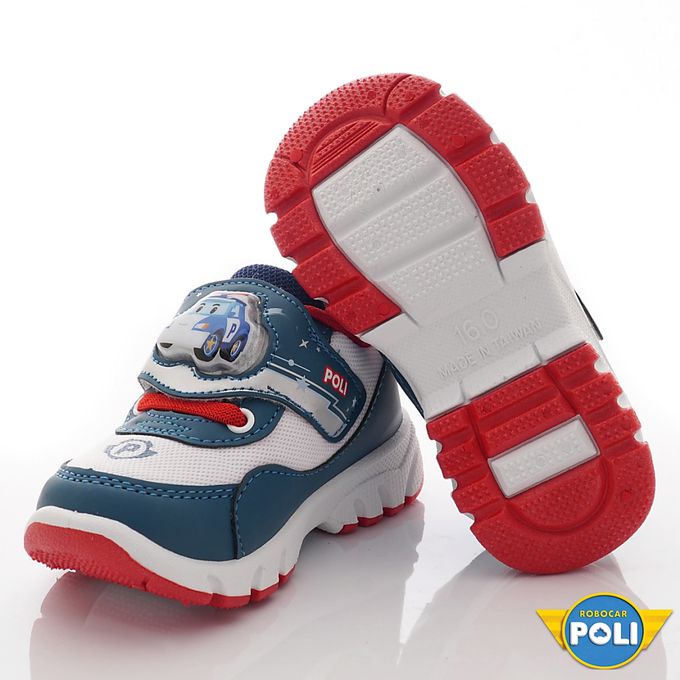 台灣製波力電燈運動童鞋(中小童段)-運動鞋-藍