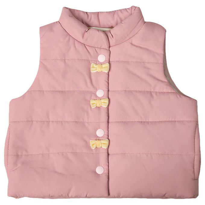 akachan honpo - 鋪棉背心-粉紅色