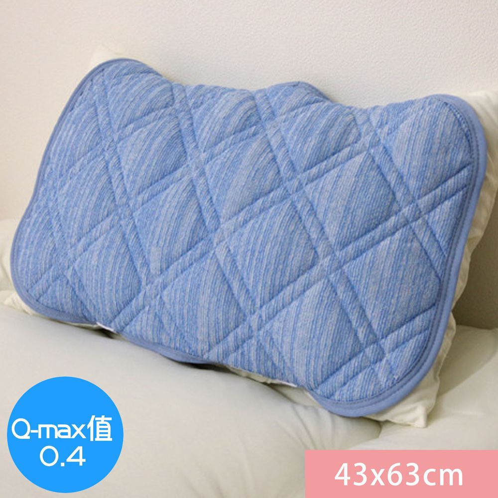 日本池彥 - 接觸涼感舒適枕頭套-藍 (43x63cm)