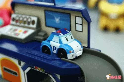 POLI 波力救援小英雄 - 波力迷你基地-附1吋迷你波力合金車1台