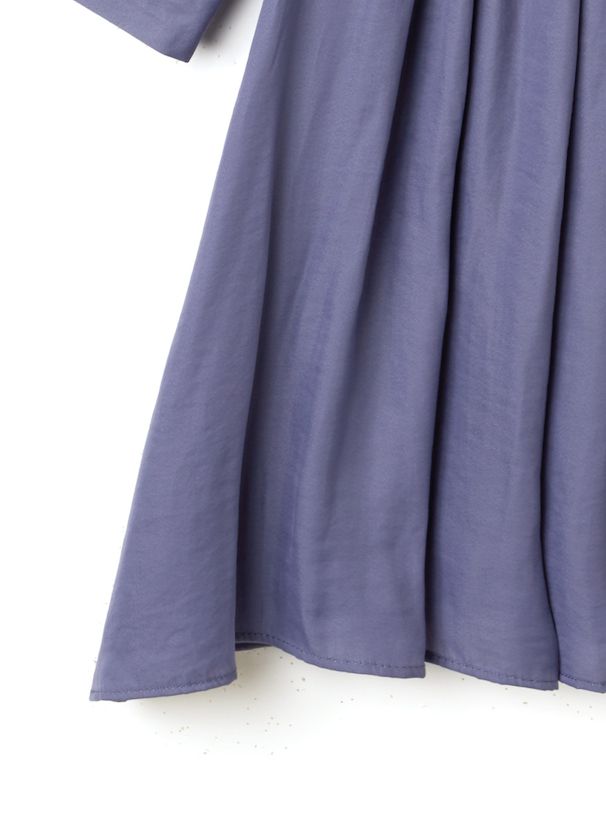 日本 GRL - 百搭立領泡泡短袖上衣-深棕粉 (F)