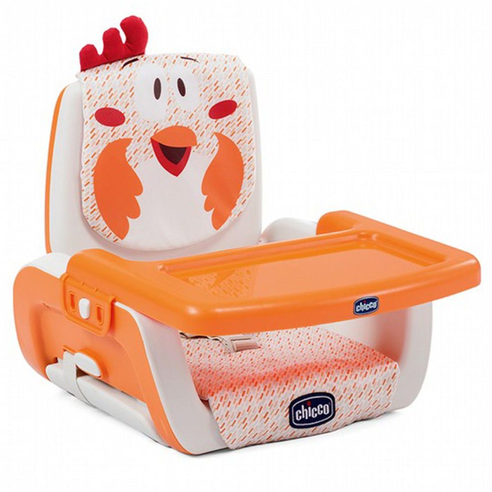 義大利 chicco - Mode攜帶式兒童餐椅-咕咕公雞