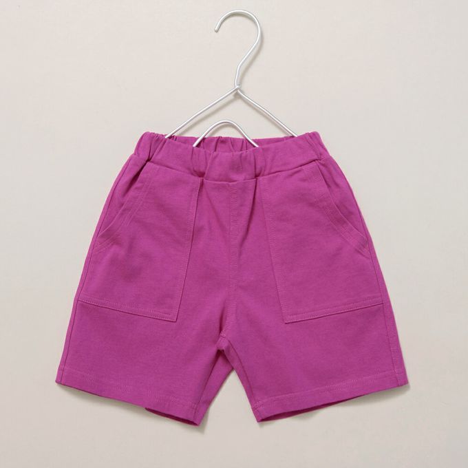 日本 BRANSHES - 100%棉 百搭休閒口袋短褲-直紋-黑白