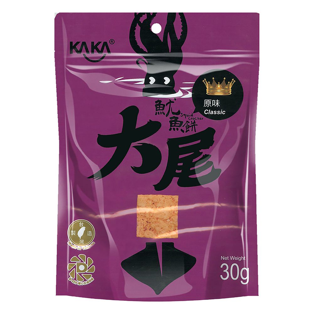 卡卡KAKA - 大尾醬燒魷魚餅(原味)-30g