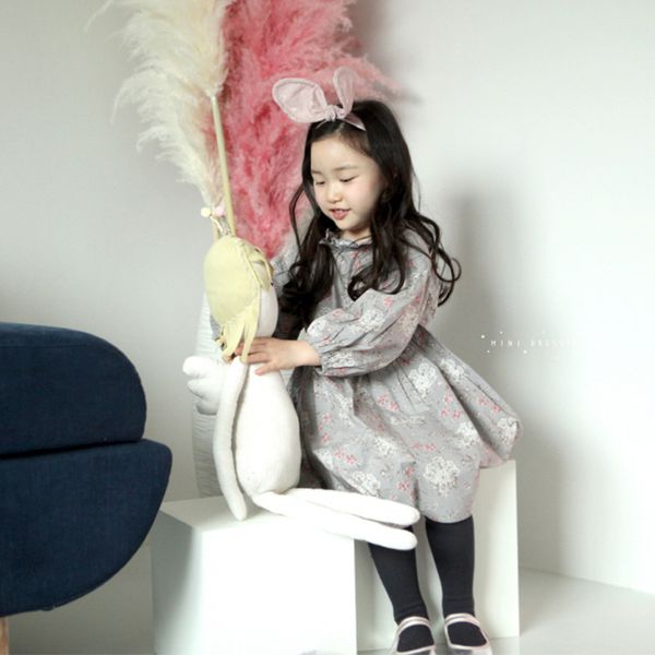 韓國 Mini Dressing - 時尚可愛兔子耳朵造型髮帶-黑白點點 (單一尺寸)