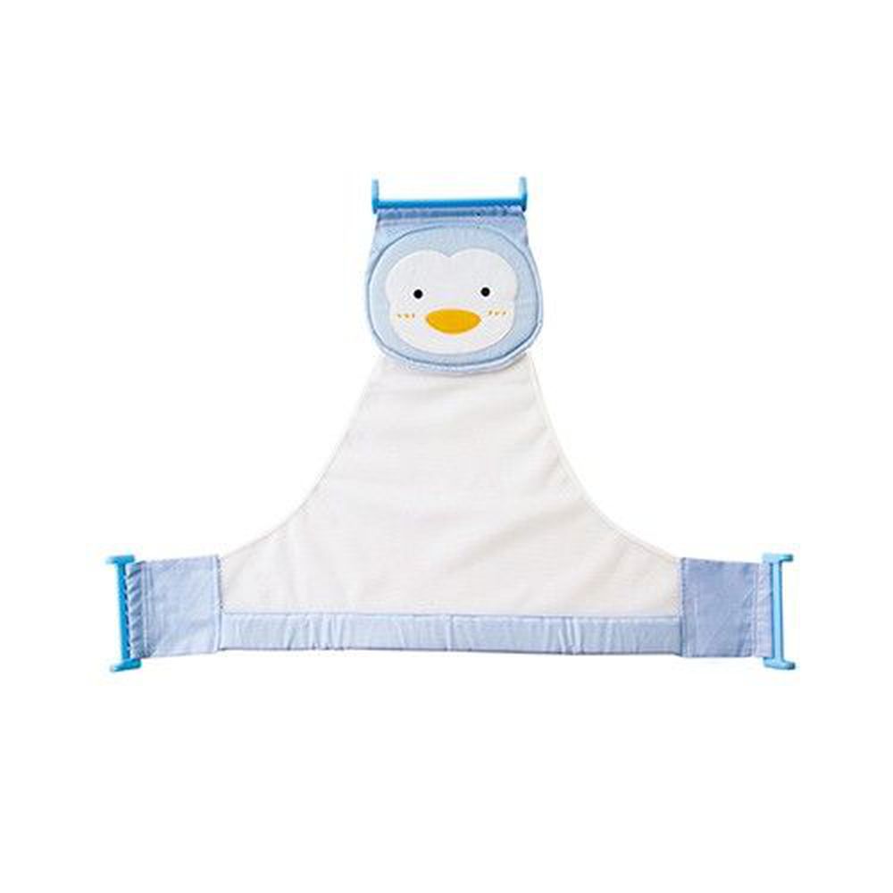 PUKU 藍色企鵝 - 可調式沐浴網-水色