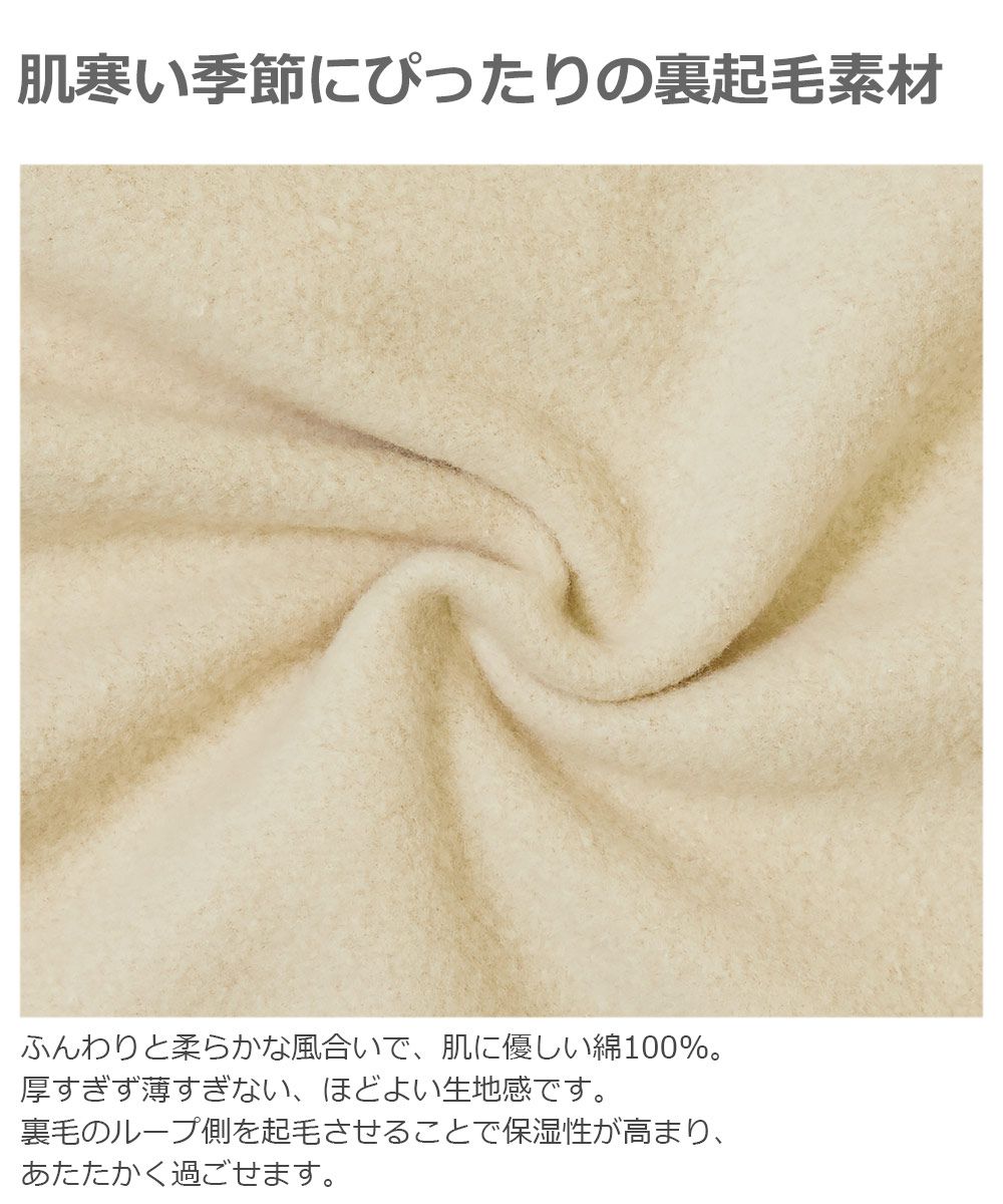 日本 devirock - 純棉裏起毛 定番百搭印花長T-雪山高地-水藍