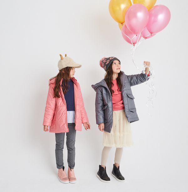 麗嬰房 Little moni - 3M科技羽絨保暖外套(女童版型)-女童版型-熱情粉