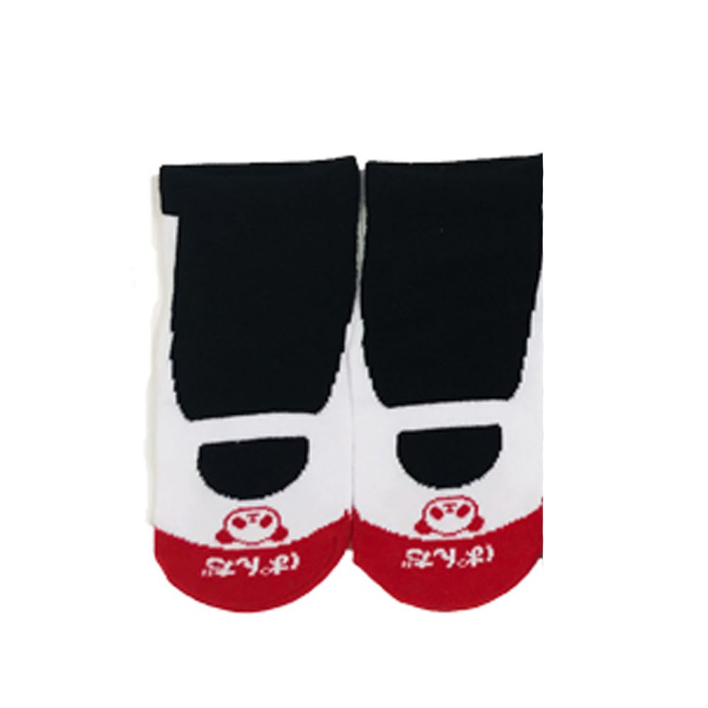 日本 Stream - 日本童趣插畫彈性短襪-日本室內鞋-洋紅 (13-16cm)