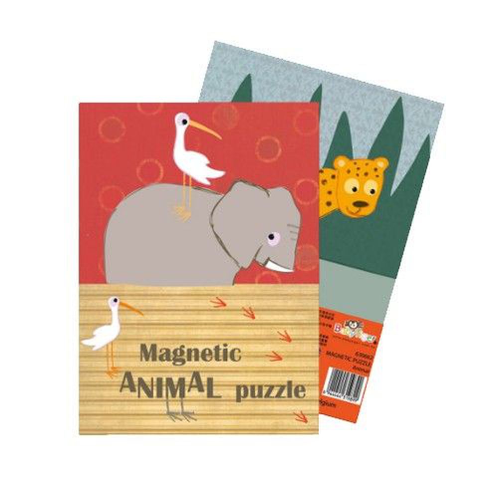 比利時艾格蒙 - 口袋書磁鐵書-動物拼圖