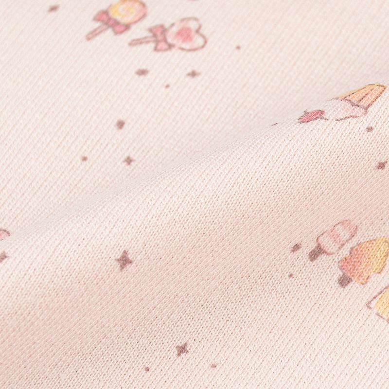 akachan honpo - 長袖家居服 穿衣練習-零食-粉紅色