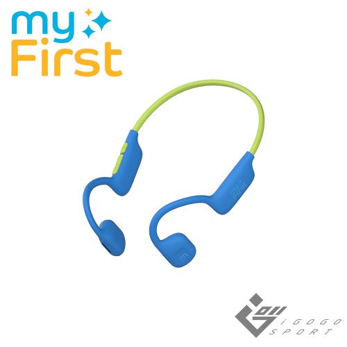 myFirst - myFirst Airwaves 氣傳導開放式藍牙無線兒童耳機-藍綠色