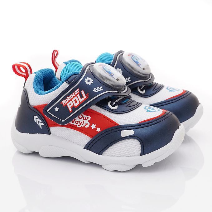POLI電燈運動鞋-POKX34126藍(中小童)-運動鞋-藍
