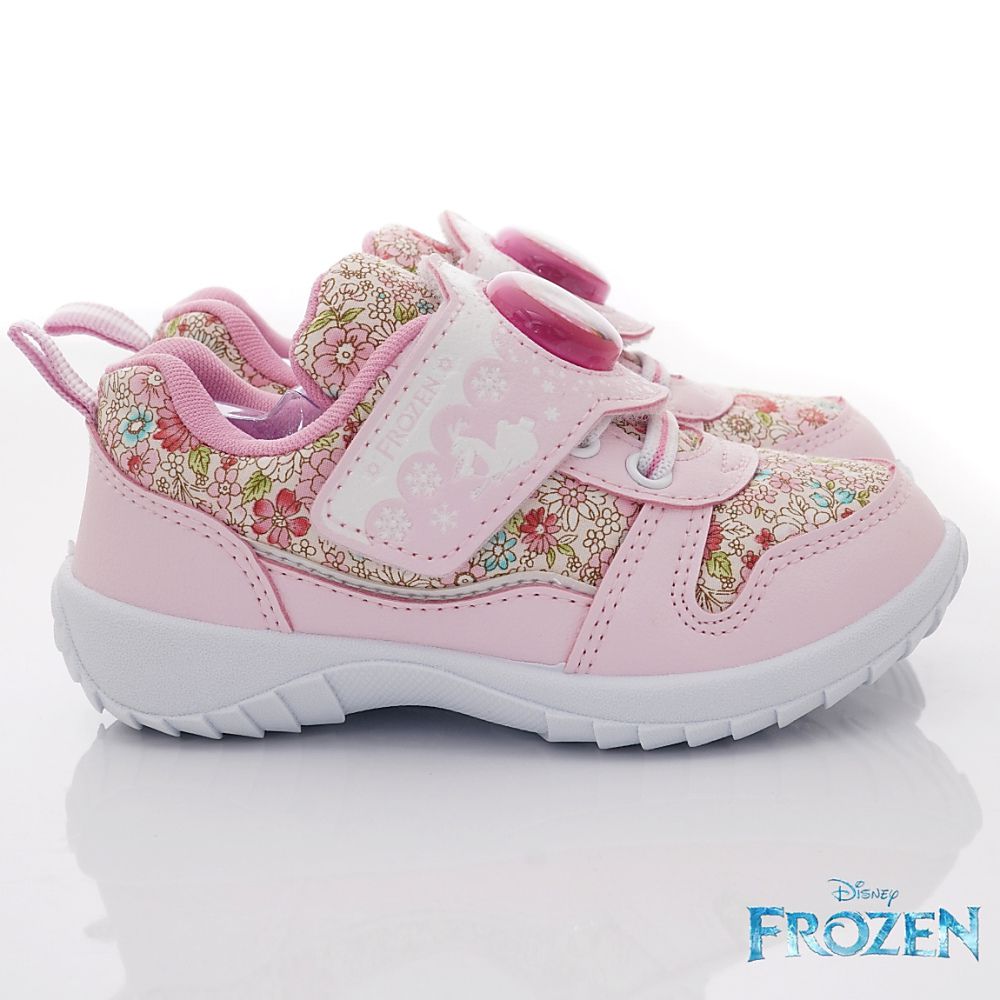 台灣製冰雪奇緣電燈休閒運動鞋(中小童段)-運動鞋-粉
