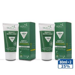 紐西蘭 Skin Technology Protect - 25%派卡瑞丁Picaridin 瑞斌12H長效防蚊乳霜-80ml*2