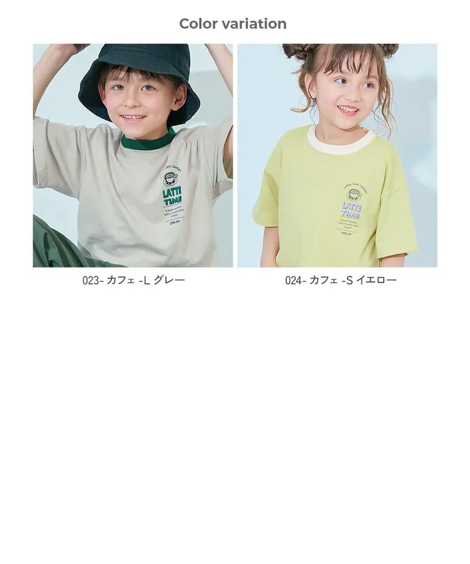 日本 devirock - 100%棉 定番印花短袖上衣-背後標籤-炭黑