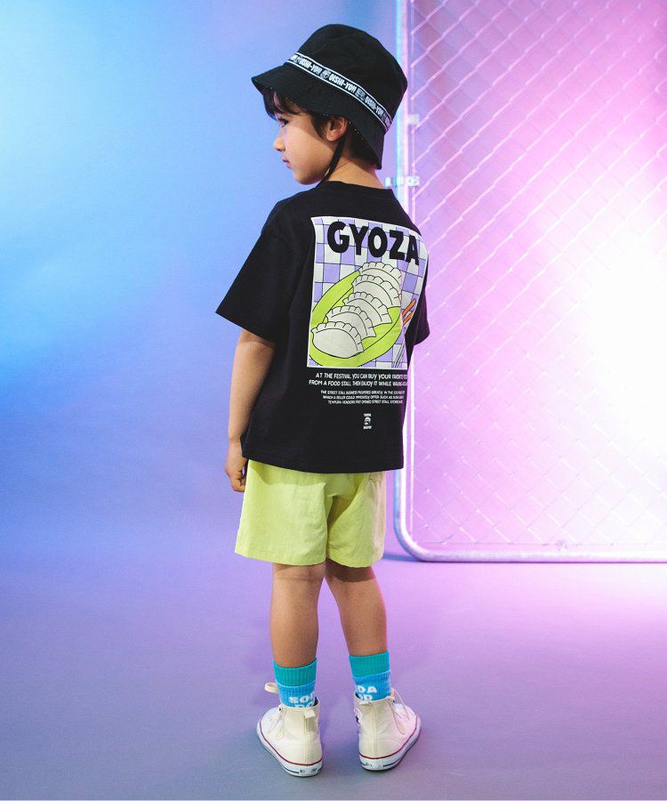 日本 BREEZE - 水陸二用百搭logo裝飾短褲-寶石綠