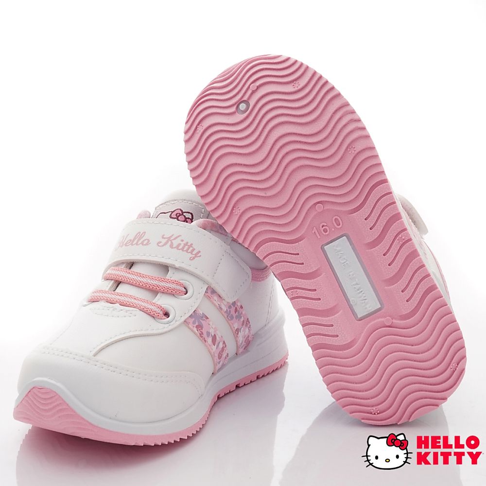 HELLO KITTY - 臺灣製凱蒂貓休閒運動鞋(中小童款)-白