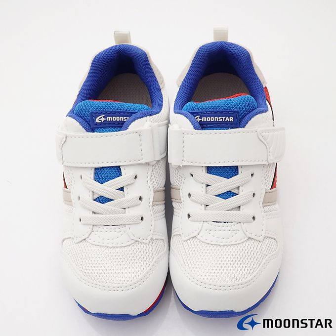 Moonstar日本月星 - 月星HI系列十大機能款-MSCNC2121S3白(中大童段)-機能運動鞋-白
