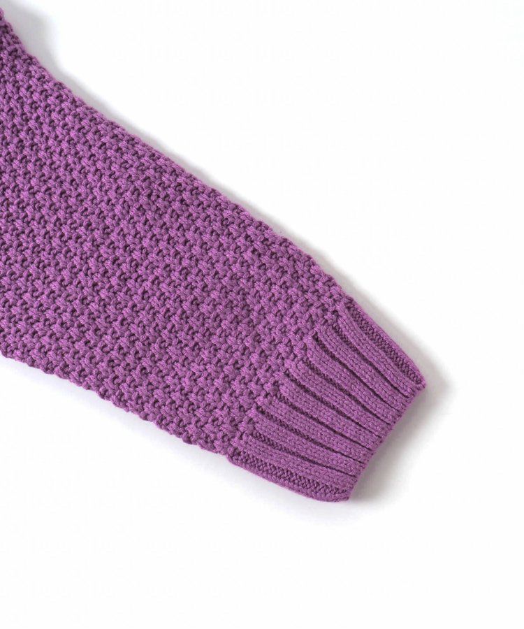 日本 apres les cours - 耀眼色麻花針織上衣(可機洗)-芥末黃