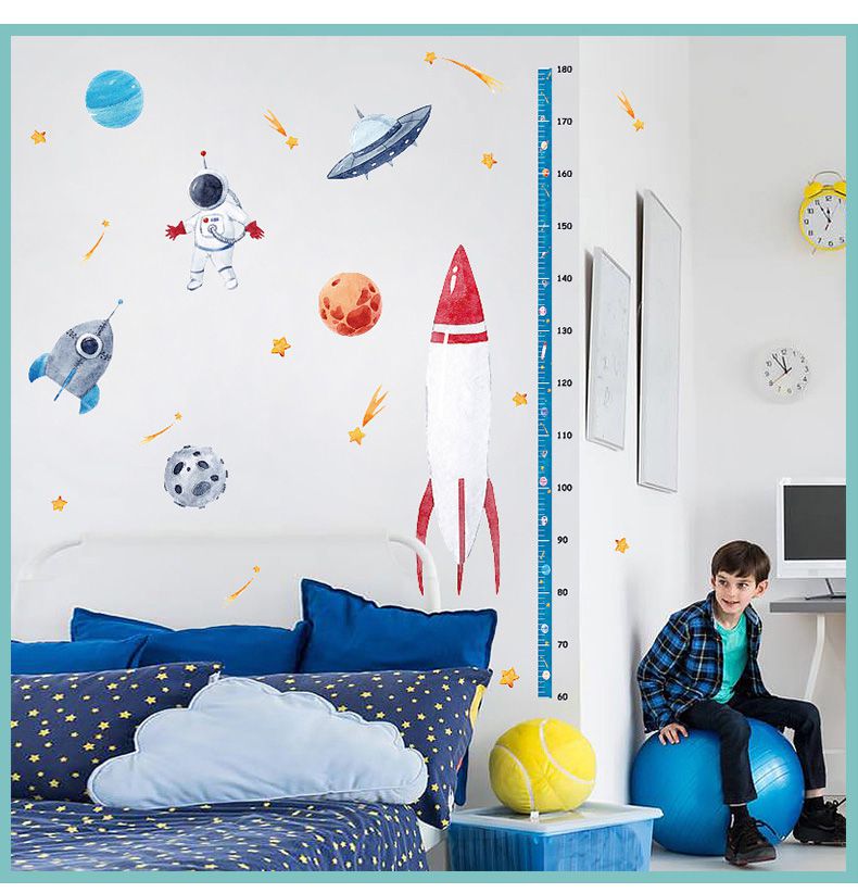 JB Design - 時尚壁貼-太空火前身高貼 (50cm*70cm)