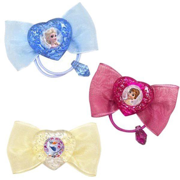 日本代購 - 冰雪奇緣2 蝴蝶結髮飾3入組-96