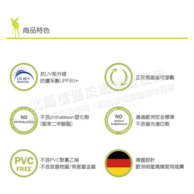 德國 Lassig - 嬰幼兒抗UV海灘遮陽帽-繽紛小魚