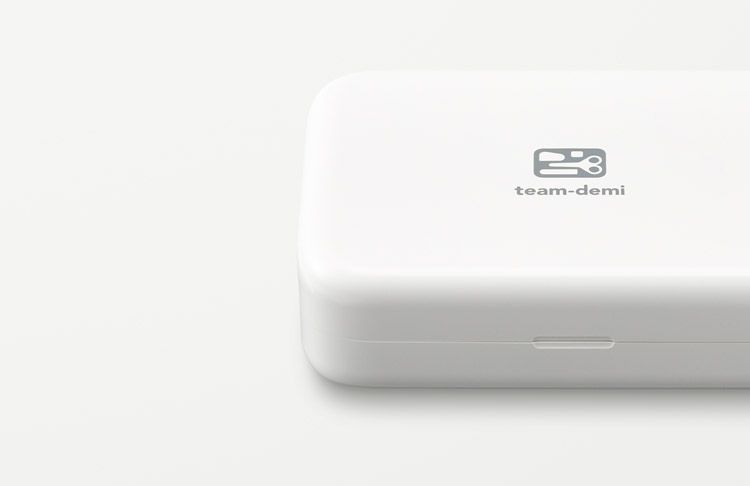 日本文具代購 - 【PLUS】team-demi磁吸式美勞工具組/文具組-深夜藍 (12.4x8.5x3.5cm)