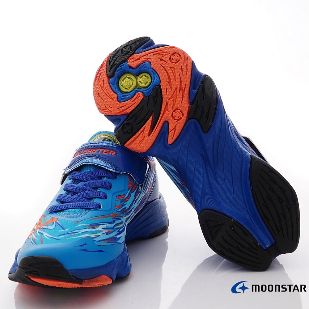 Moonstar日本月星 - 旋風系列-炫技者機能運動鞋(中大童款)-藍