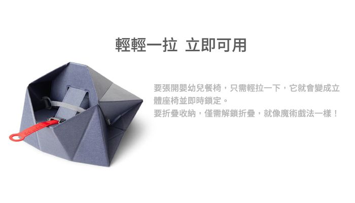 bombol - 隨變嬰幼兒餐椅(椅墊)-藍 (38*30*7)