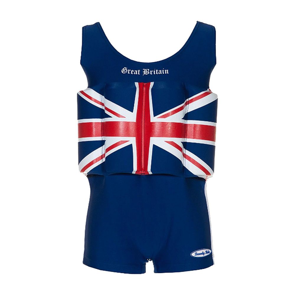 德國 BeverlyKids - 浮力泳衣-四角褲版-Great Britain 大不列顛