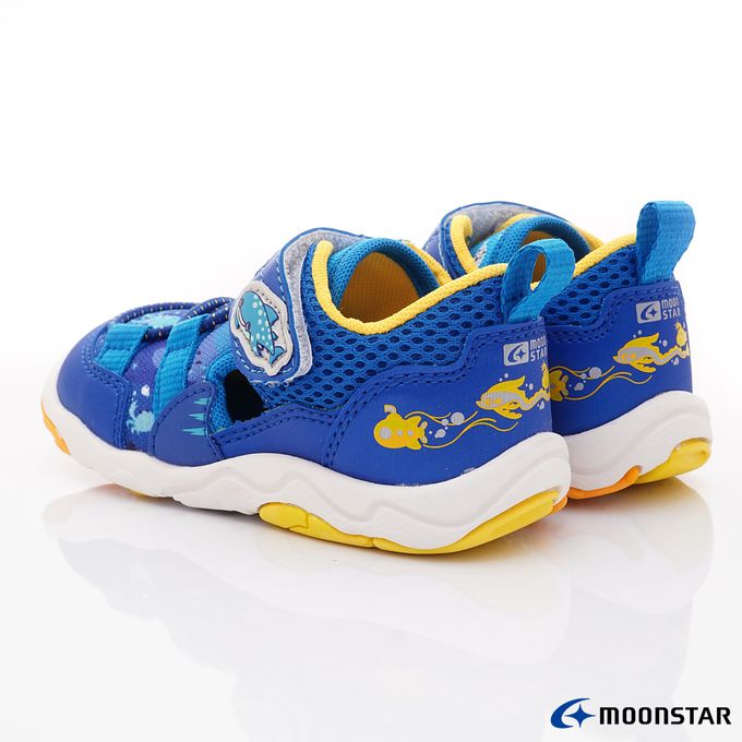 Moonstar日本月星 - 速乾公園鞋系列童鞋-CRC23345藍(中小童段)-機能運動鞋-藍