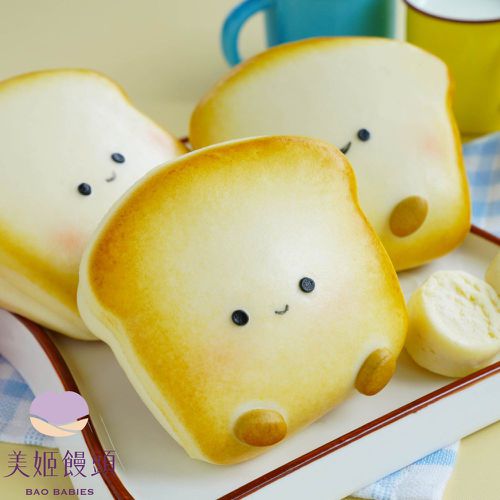 造型饅頭【 美姬饅頭 】100%鮮乳製作、低糖低油